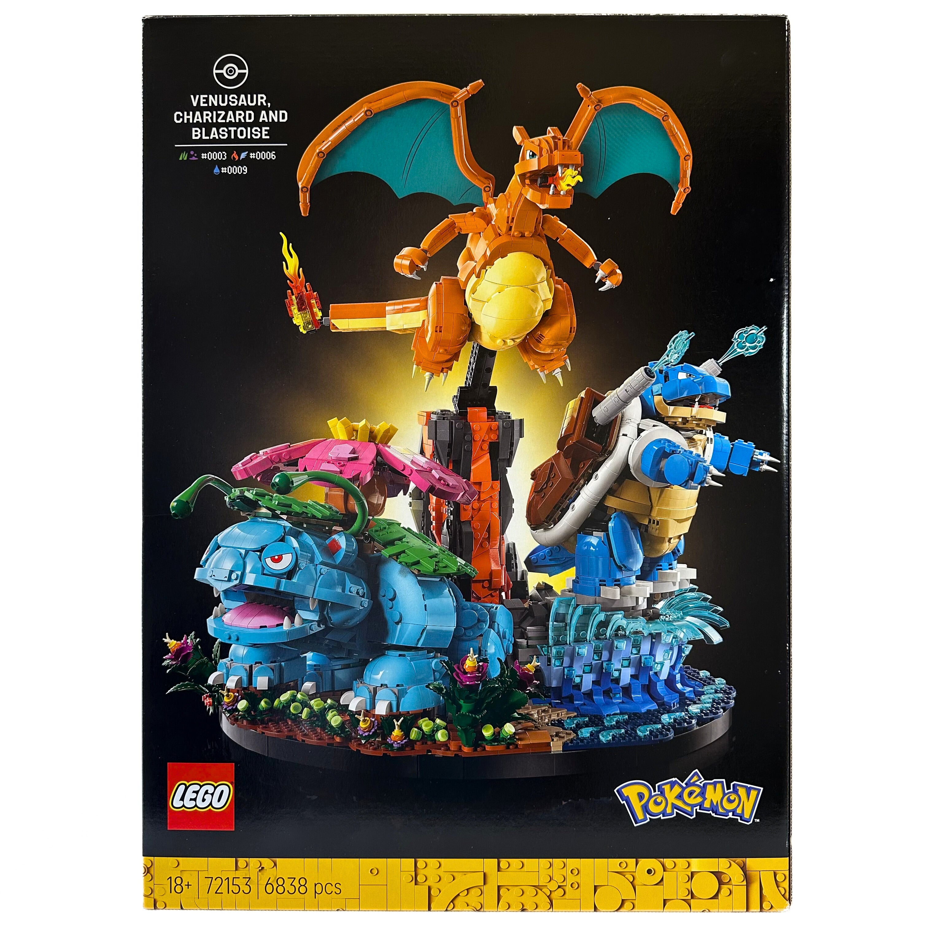 LEGO® Pokémon™ Venusaur, Charizard & Blastoise